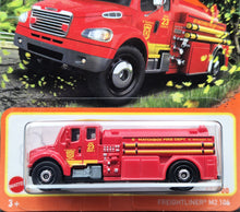 Load image into Gallery viewer, Matchbox 2024 Freightliner M2 106 Red #76 MBX Roadtrip New Long Card