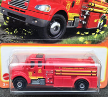 Load image into Gallery viewer, Matchbox 2024 Freightliner M2 106 Red #76 MBX Roadtrip New Long Card
