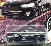 Load image into Gallery viewer, Matchbox 2024 Tesla Model X Black #75 SpaceX New Long Card