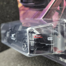 Load image into Gallery viewer, Matchbox 2024 Tesla Model X Black #75 SpaceX New Long Card