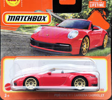 Load image into Gallery viewer, Matchbox 2024 Porsche 911 Carrera Cabriolet Red #79 MBX Highway New