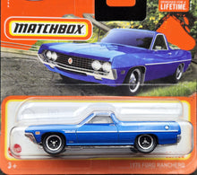 Load image into Gallery viewer, Matchbox 2024 1970 Ford Ranchero Blue #83 MBX Highway New