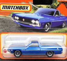 Load image into Gallery viewer, Matchbox 2024 1970 Ford Ranchero Blue #83 MBX Highway New