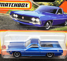 Load image into Gallery viewer, Matchbox 2024 1970 Ford Ranchero Blue #83 MBX Highway New