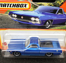 Load image into Gallery viewer, Matchbox 2024 1970 Ford Ranchero Blue #83 MBX Highway New
