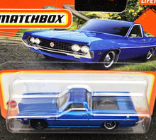 Load image into Gallery viewer, Matchbox 2024 1970 Ford Ranchero Blue #83 MBX Highway New - Fault
