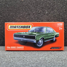 Load image into Gallery viewer, Matchbox 2024 1966 Dodge Charger Dark Green #13 MBX Showroom New Sealed Box