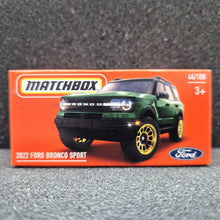 Load image into Gallery viewer, Matchbox 2024 2022 Ford Bronco Sport Green #44 MBX Adventure New Sealed Box