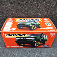 Load image into Gallery viewer, Matchbox 2024 2022 Ford Bronco Sport Green #44 MBX Adventure New Sealed Box