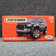 Load image into Gallery viewer, Matchbox 2024 2020 Land Rover Defender 90 Matte Black #61 MBX Off-Road New Sealed Box