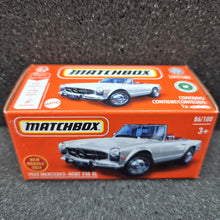 Load image into Gallery viewer, Matchbox 2024 1963 Mercedes-Benz 230 SL White #86 MBX Showroom New Sealed Box