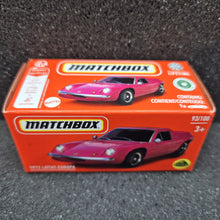 Load image into Gallery viewer, Matchbox 2024 1972 Lotus Europa Pink #93 MBX Highway New Sealed Box