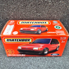 Load image into Gallery viewer, Matchbox 2024 1983 Ford Fiesta MK2 Red #94 MBX Metro New Sealed Box