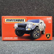 Load image into Gallery viewer, Matchbox 2024 Lamborghini LM002 Matte Silver #96 MBX Off-Road New Sealed Box