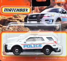 Load image into Gallery viewer, Matchbox 2023 2016 Ford Interceptor Utility White MBX Off-Road #26/100 New