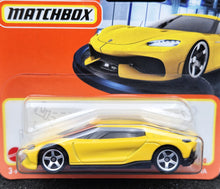 Load image into Gallery viewer, Matchbox 2023 2021 Koenigsegg Gemera Yellow #74 MBX Showroom New