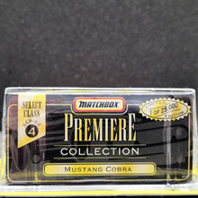 Load image into Gallery viewer, Matchbox 1997 Ford Mustang Cobra Blue Premiere Collection Series 4 - Limited Edition