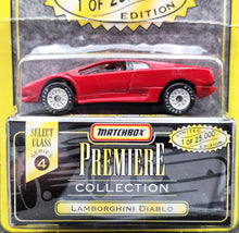Load image into Gallery viewer, Matchbox 1997 Lamborghini Diablo Red Premiere Collection Series 4 - Limited Edition