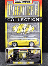 Load image into Gallery viewer, Matchbox 1997 Camaro Z28 Yellow Premiere Collection Series 4 - Limited Edition