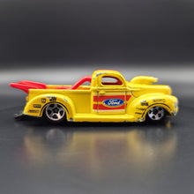 Load image into Gallery viewer, Hot Wheels 2011 '40 Ford Pickup Yellow #127 HW Drag Racers 7/10