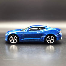 Load image into Gallery viewer, Matchbox 2019 '16 Chevy Camaro Blue #4 Moving Parts Series