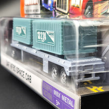 Load image into Gallery viewer, Matchbox 2008 DAF XF95 Space Cab Container Truck Dark Red MB Convoy MB8198