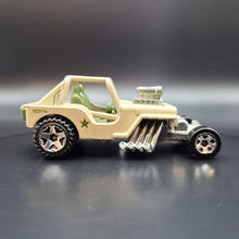 Load image into Gallery viewer, Hot Wheels 2009 Custom '42 Jeep CJ-2A Matte Khaki #27 2009 New Models