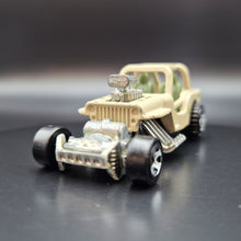 Load image into Gallery viewer, Hot Wheels 2009 Custom '42 Jeep CJ-2A Matte Khaki #27 2009 New Models