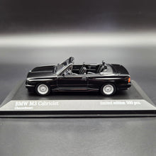 Load image into Gallery viewer, Minichamps 1988 BMW M3 Cabriolet (E30) Black 1:43 Liimted Edition