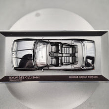 Load image into Gallery viewer, Minichamps 1988 BMW M3 Cabriolet (E30) Black 1:43 Liimted Edition
