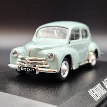 Load image into Gallery viewer, Universal Hobbies 2005 1947 Renault 4CV Light Green 1:43 Renault Collection Die Cast Car