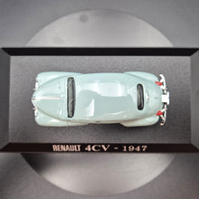 Load image into Gallery viewer, Universal Hobbies 2005 1947 Renault 4CV Light Green 1:43 Renault Collection Die Cast Car