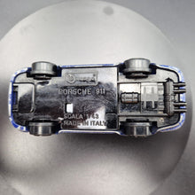 Load image into Gallery viewer, Bburago 1999 Porsche 911 #11 Blue 1:43 Series 4114 Die Cast