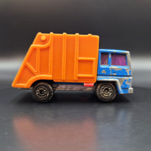Load image into Gallery viewer, Matchbox 1982 Refuse Truck Blue #36 Matchbox 1-75 Superfast