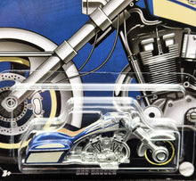 Load image into Gallery viewer, Hot Wheels 2024 Bad Bagger Blue Hot Wheels Motorcycle Club 1/5 New Long Card