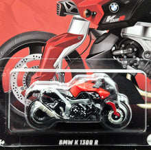 Load image into Gallery viewer, Hot Wheels 2024 BMW K 1300 R Red Hot Wheels Motorcycle Club 2/5 New Long Card