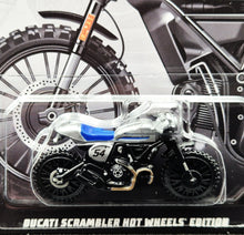 Load image into Gallery viewer, Hot Wheels 2024 Ducati Scrambler Hot Wheels Edition Silver Hot Wheels Motorcycle Club 4/5 New