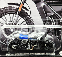 Load image into Gallery viewer, Hot Wheels 2024 Ducati Scrambler Hot Wheels Edition Silver Hot Wheels Motorcycle Club 4/5 New