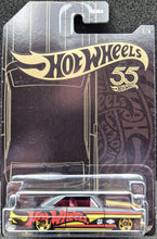 Load image into Gallery viewer, Hot Wheels 2023 '66 Chevy Nova Matte Black 55th Anniversary Black & Yellow Series 5/6 New