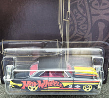 Load image into Gallery viewer, Hot Wheels 2023 '66 Chevy Nova Matte Black 55th Anniversary Black & Yellow Series 5/6 New