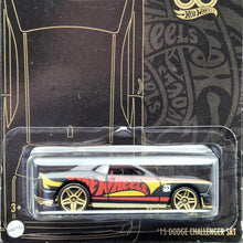 Load image into Gallery viewer, Hot Wheels 2023 '15 Dodge Challenger SRT Matte Black 55th Anniversary Black & Yellow Series 6/6 New