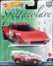 Load image into Gallery viewer, Hot Wheels 2023 Lancia Stratos Red Hot Wheels Spettacolare Car Culture 2/5 New