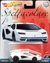 Load image into Gallery viewer, Hot Wheels 2023 Lamborghini Countach LPI 800-4 White Hot Wheels Spettacolare Car Culture 4/5 New