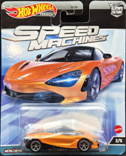 Load image into Gallery viewer, Hot Wheels 2023 McLaren 720S Orange Hot Wheels Speed Machines Car Culture 2/5 New