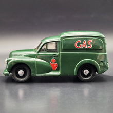 Load image into Gallery viewer, Corgi 1959 Morris Minor Van Gas Board Dark Green C957/2 1986 Corgi Classics 1:43 Die Cast Model