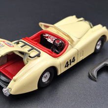 Load image into Gallery viewer, Corgi 1952 Jaguar XK120 2 Door Roadster/Rally Car Cream #804 Corgi Cars of the 50's 1:36 Die Cast Model