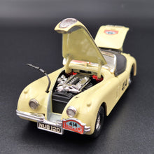 Load image into Gallery viewer, Corgi 1952 Jaguar XK120 2 Door Roadster/Rally Car Cream #804 Corgi Cars of the 50's 1:36 Die Cast Model