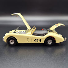 Load image into Gallery viewer, Corgi 1952 Jaguar XK120 2 Door Roadster/Rally Car Cream #804 Corgi Cars of the 50's 1:36 Die Cast Model