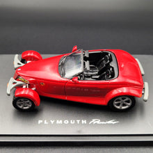 Load image into Gallery viewer, Universal Hobbies Eagle's Race 1998 Plymouth Prowler Convertible Red #3640 1:43 Die Cast Model