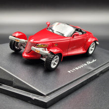 Load image into Gallery viewer, Universal Hobbies Eagle's Race 1998 Plymouth Prowler Convertible Red #3640 1:43 Die Cast Model